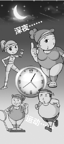 深夜剧烈运动是养生大忌